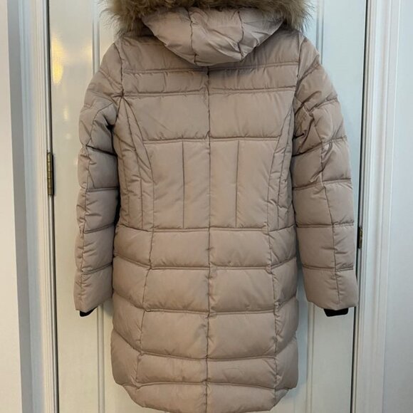 New Point Zero Faux Fur-Trim Hooded Puffer Jacket - Picture 15 of 16